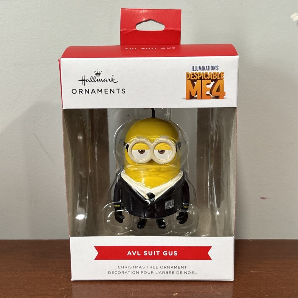 Hallmark Despicable Me4 Gus In AVL Suit Christmas Ornament